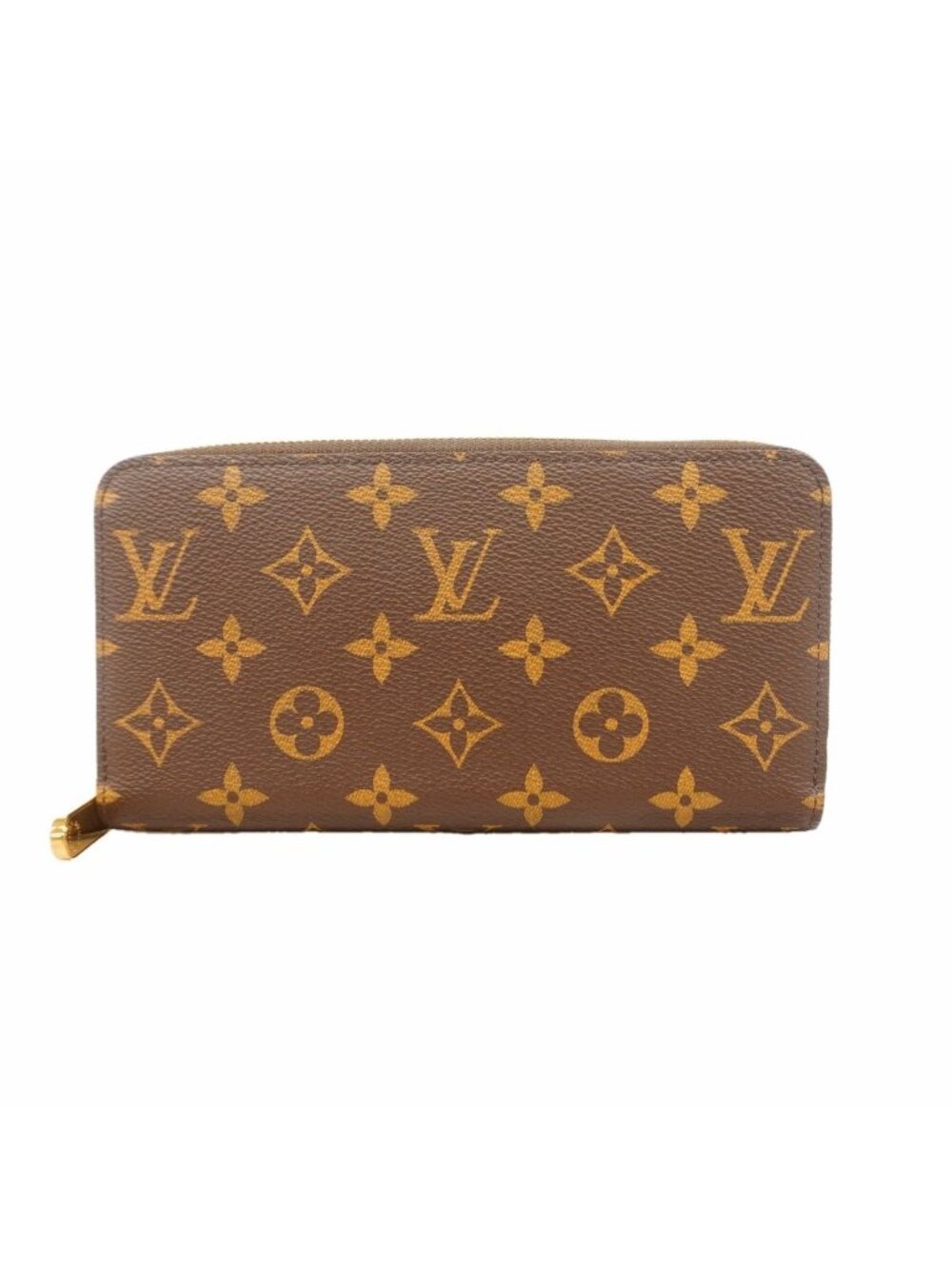 Louis Vuitton Wallet Monogram Zippy Brown Sky Blue